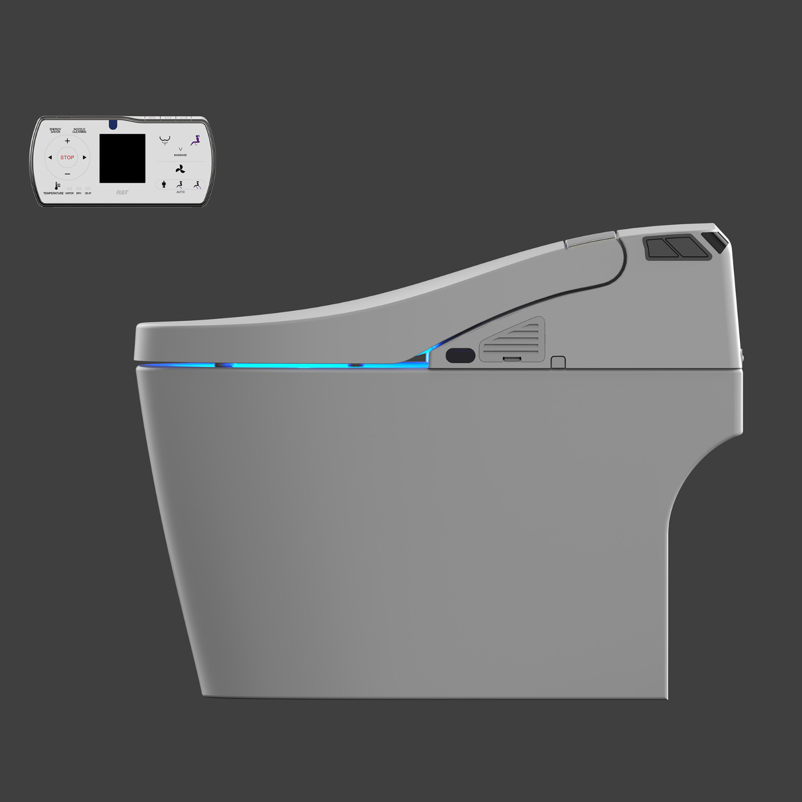 ᐅ【WOODBRIDGE B0960S 1.0 GPF/1.6 GPF Dual flush Toilet with Intelligent