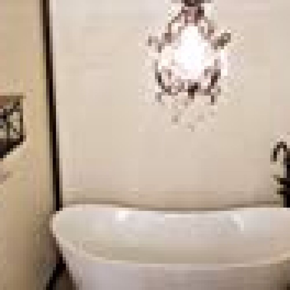 ᐅ【WOODBRIDGE 67" Acrylic Freestanding Bathtub Contemporary Soaking Tub