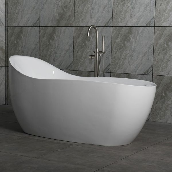  WOODBRIDGE B-0033 Deluxe Air Bubble Free Standing Bathtub, B-0033 Air Bubble Tub_10974
