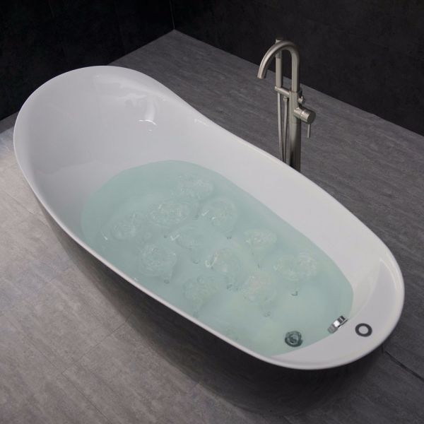  WOODBRIDGE B-0033 Deluxe Air Bubble Free Standing Bathtub, B-0033 Air Bubble Tub_10979