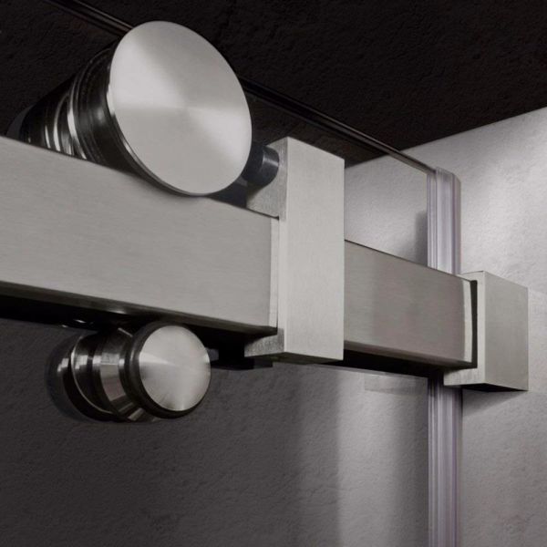 Polished Chrome Wall Mounted Towel Rack With 3 16 Inch Sliding Rails