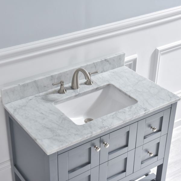  WOODBRIDGE CAVT4322-8 Vanity Top with Under Mount Bowl, 43