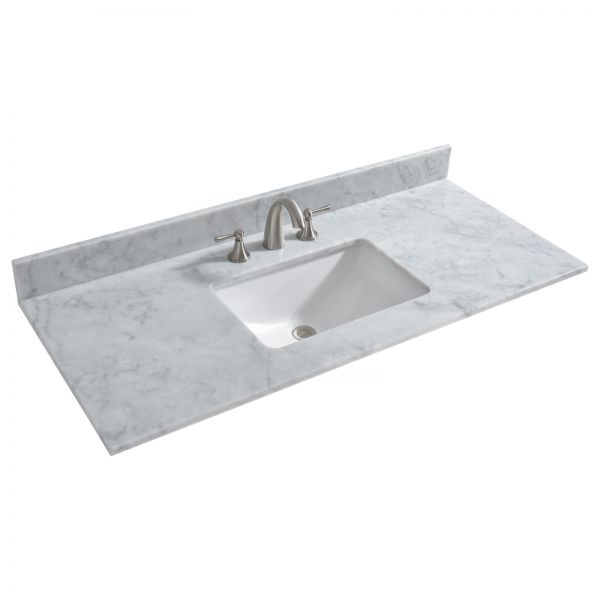  WOODBRIDGE CAVT4922-8 Vanity Top with Under Mount Bowl, 49