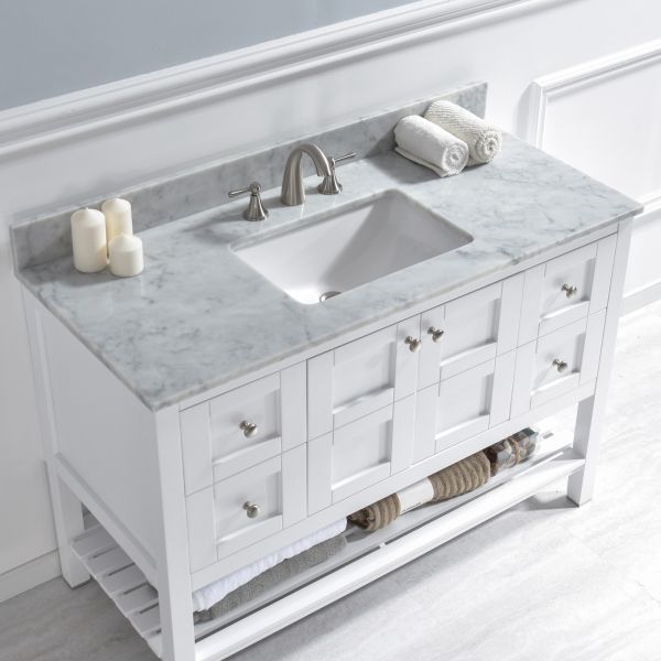  WOODBRIDGE CAVT4922-8 Vanity Top with Under Mount Bowl, 49