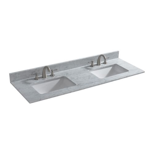 WOODBRIDGE CAVT6122D-8 Vanity Top with Under Mount Bowl, 61