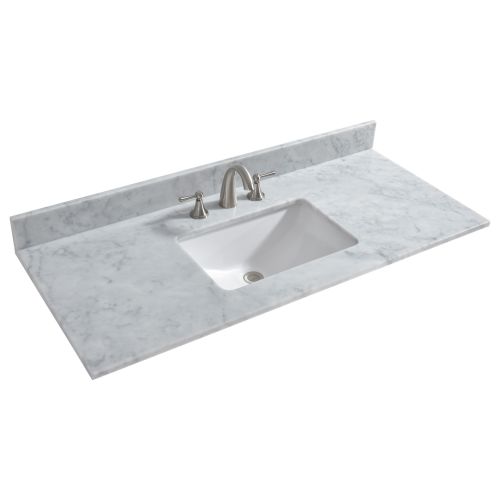 WOODBRIDGE CAVT4922-8 Vanity Top with Under Mount Bowl, 49