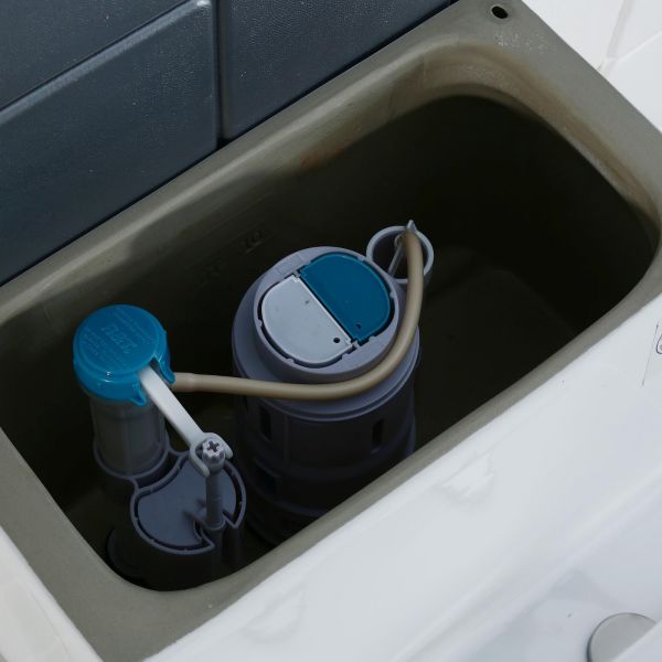  WOODBRIDGE T-0019, Dual Flush Elongated One Piece Toilet with Soft Closing Seat, Chair Height, Water Sense, High-Efficiency, T-0019 Rectangle Button_9922