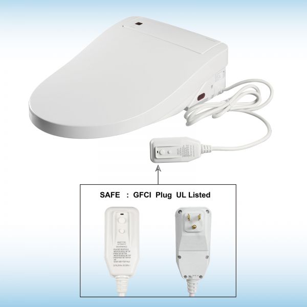  WOODBRIDGE BID01 Advanced Bidet Smart Toilet Seat, White_10873