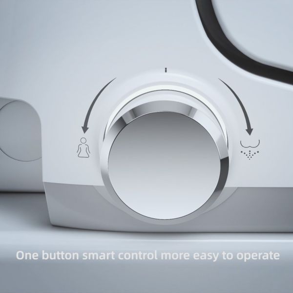  WOODBRIDGE Elongated Smart Bidet Toilet Seat, Electronic Advanced Self Cleaning, SoftClose Lid, Automatic Deodorization, Model: BID 02_9033