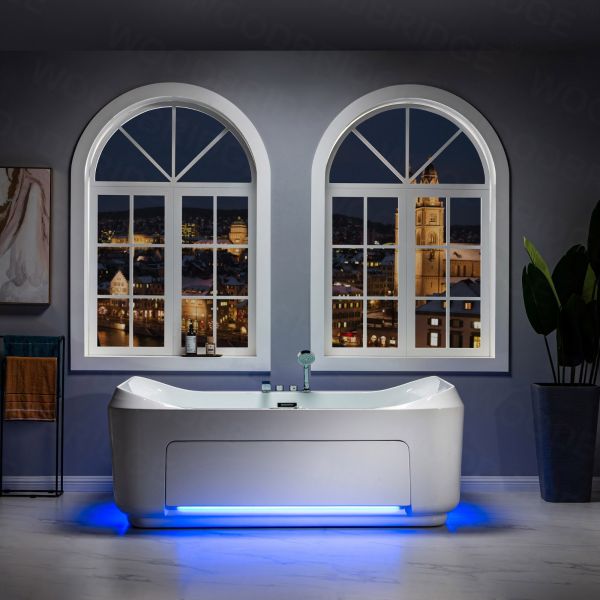 ᐅ【2 Person Freestanding Massage Hydrotherapy Bathtub Tub Hot Tub Spa