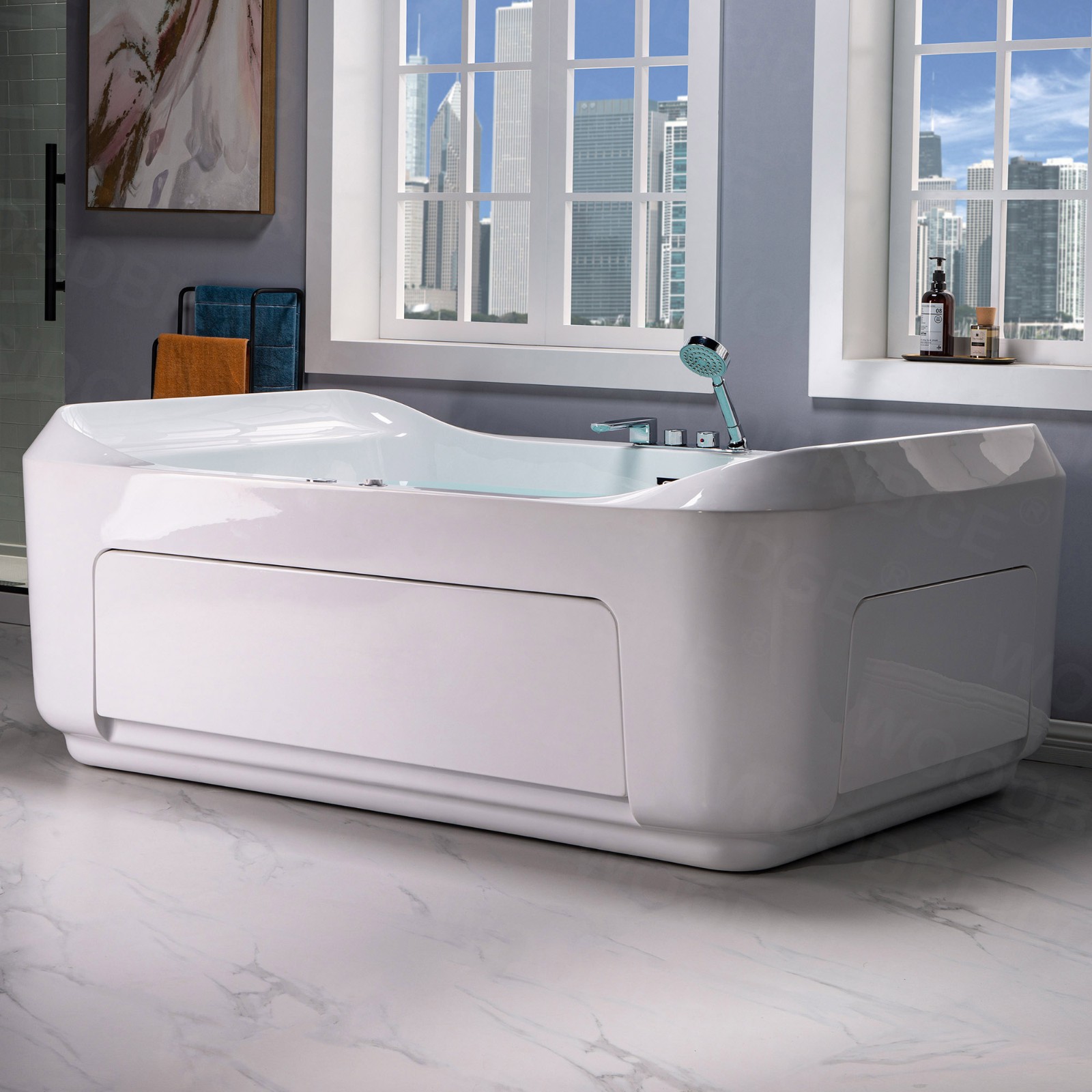 freestanding hydrotherapy tub