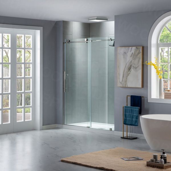  WOODBRIDGE Frameless Shower Doors 56-60