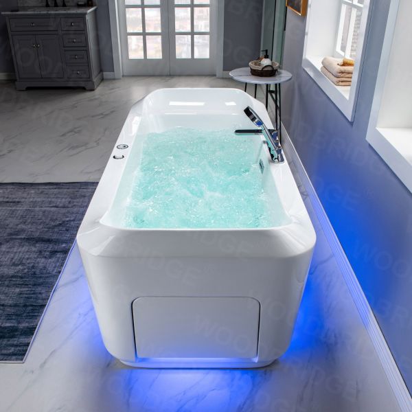 ᐅ【1 Person Freestanding Massage Hydrotherapy Bathtub Tub Hot Tub Spa ...