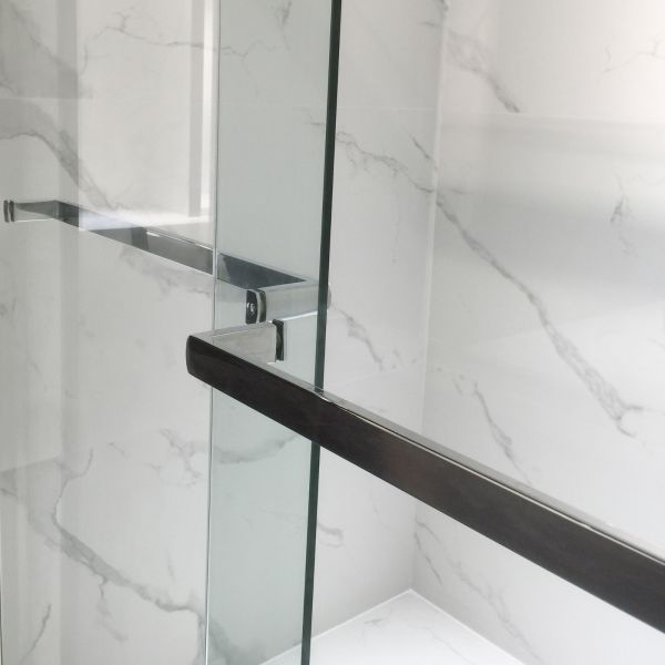  WOODBRIDGE Frameless Bathtub Shower Doors 56-60
