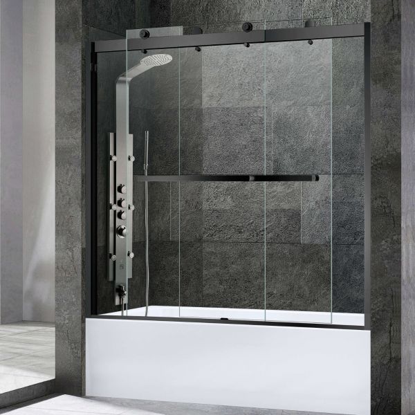 WOODBRIDGE Frameless Bathtub Shower Doors 56-60
