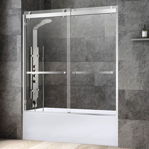 WOODBRIDGE Frameless Bathtub Shower Doors 56-60