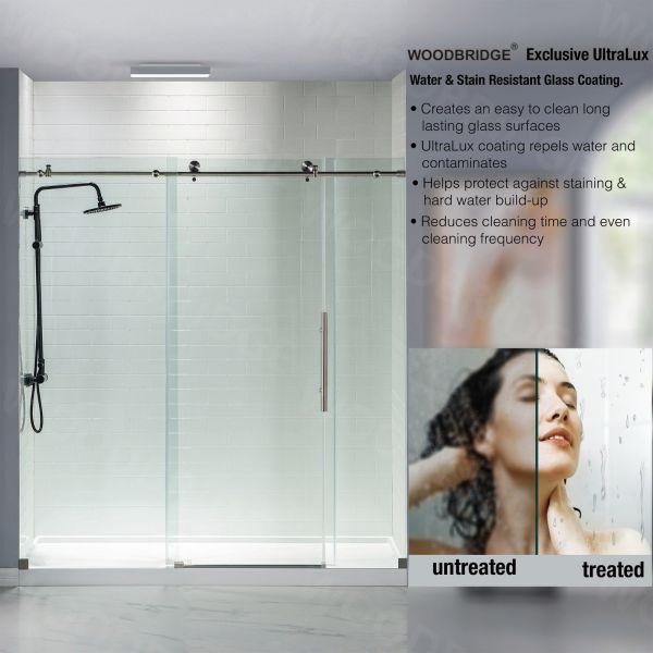  WOODBRIDGE Frameless Shower Doors 68-72