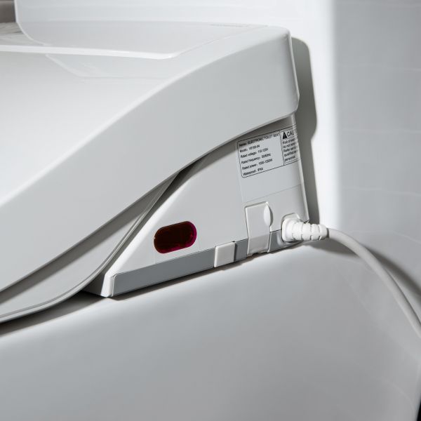  WOODBRIDGE Luxury, Elongated One Piece Toilet with Advanced Bidet Seat, T-0022, White