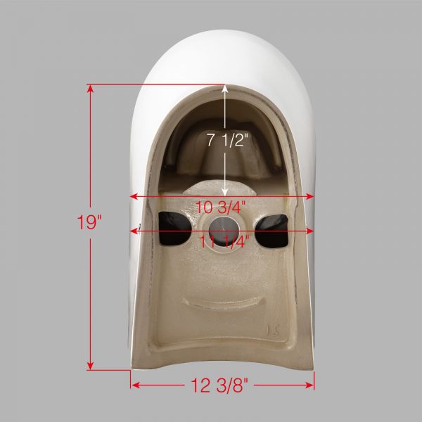  WOODBRIDGEBath T-0031 WOODBRIDGE T-0031 Short Compact Tiny One Piece Toilet with Soft Closing Seat, Small Toilet_10894