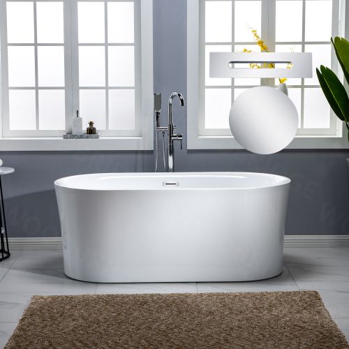 freestanding acrylic soaking tubs