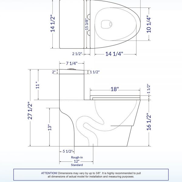  WOODBRIDGEE One Piece Toilet with Soft Closing Seat, Chair Height, 1.28 GPF Dual, Water Sensed, 1000 Gram MaP Flushing Score Toilet, B0942, Biscuit_5363