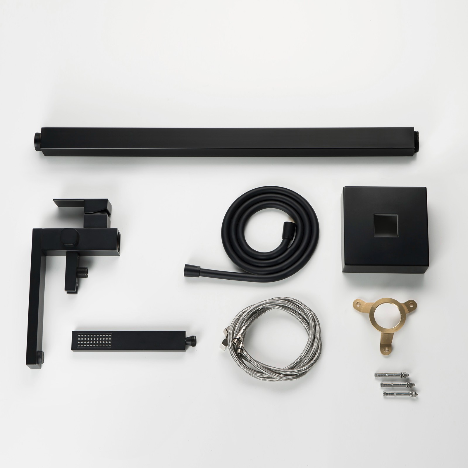 ᐅ【WOODBRIDGE F0009BL Contemporary Single Handle Floor Mount Freestanding Tub Filler Faucet with