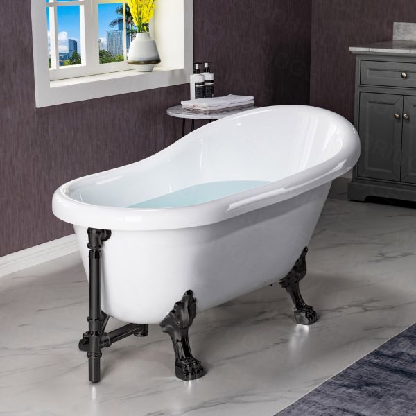 54 shop clawfoot bathtub