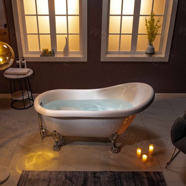 clawfoot tub large
