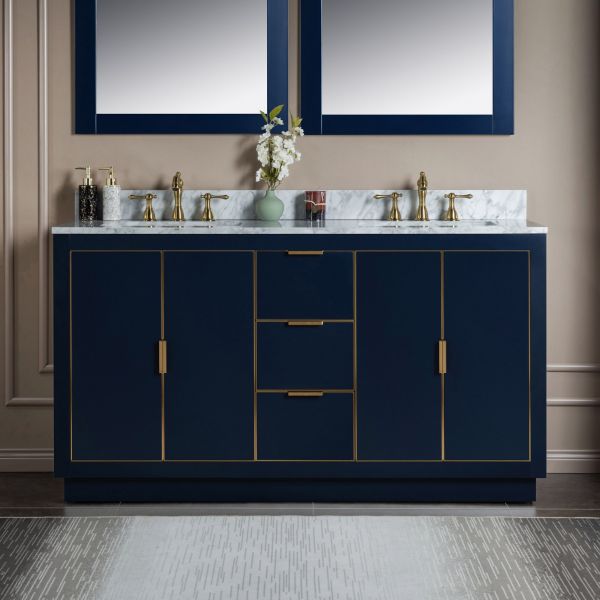 blue vanity tops