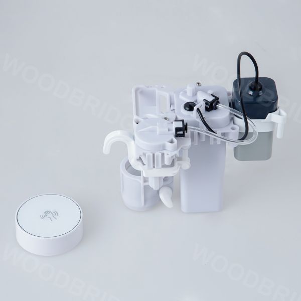  WOODBRIDGE BW5100S One Piece Modern,Slim, Tankless and High Efficiency Toilet with Battery Operated Auto Flushing