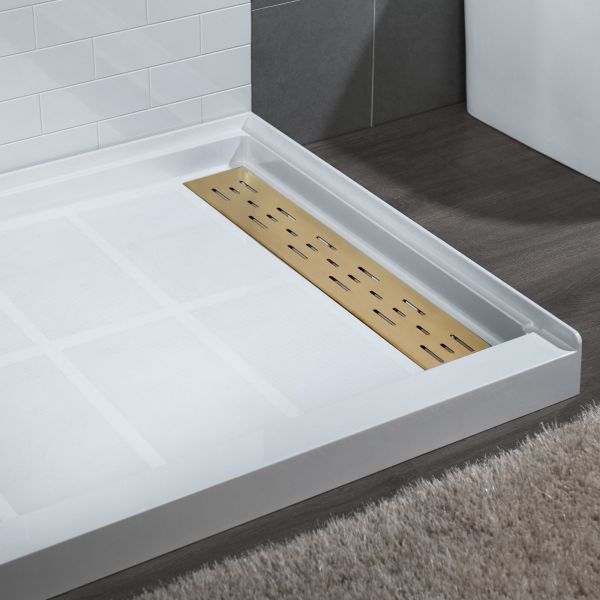 ᐅ【WOODBRIDGE SBR6034-1000C Solid Surface Shower Base with