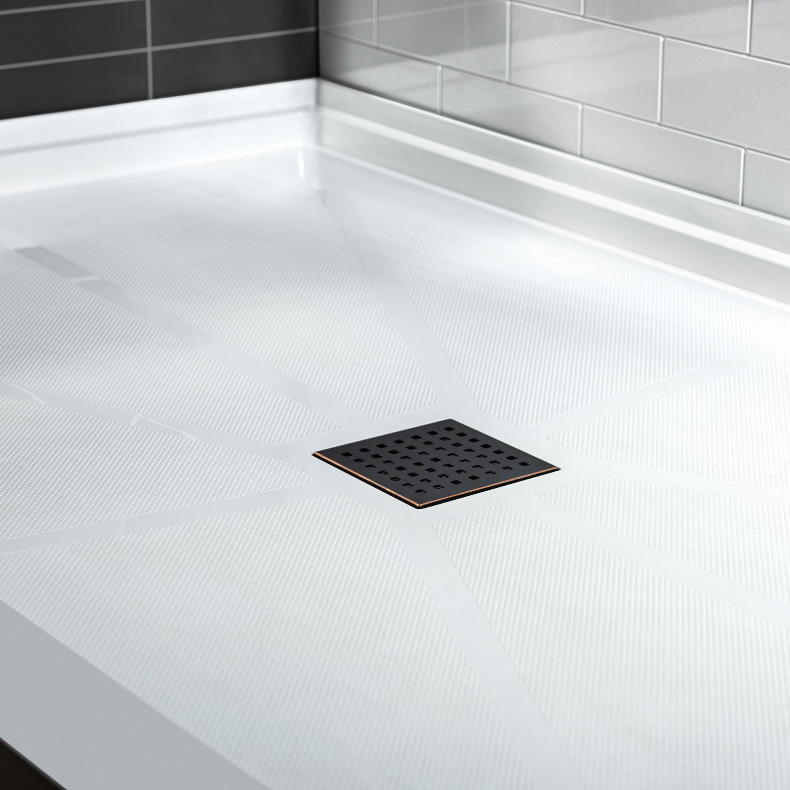 ᐅ【WOODBRIDGE SBR60321000CORB SolidSurface Shower Base with Recessed