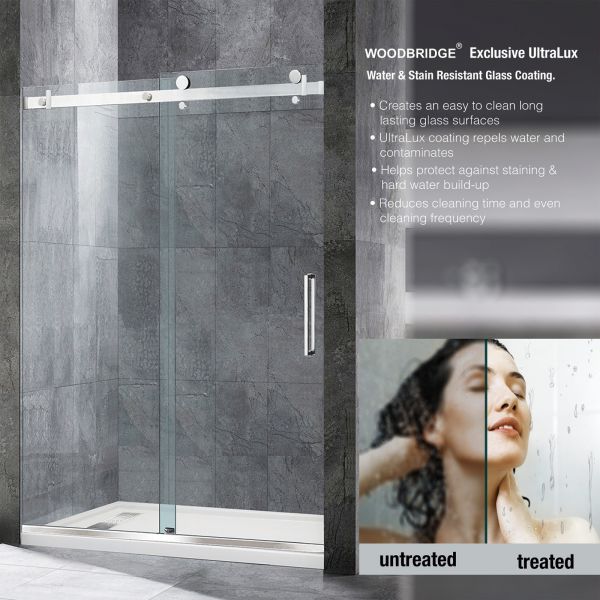  WOODBRIDGE Frameless Shower Doors 44-48