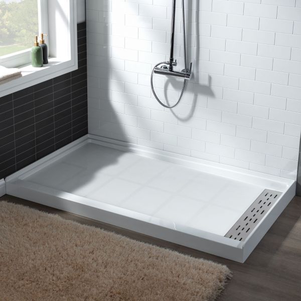 ᐅ【WOODBRIDGE SBR6032-1000R Solid Surface Shower Base with