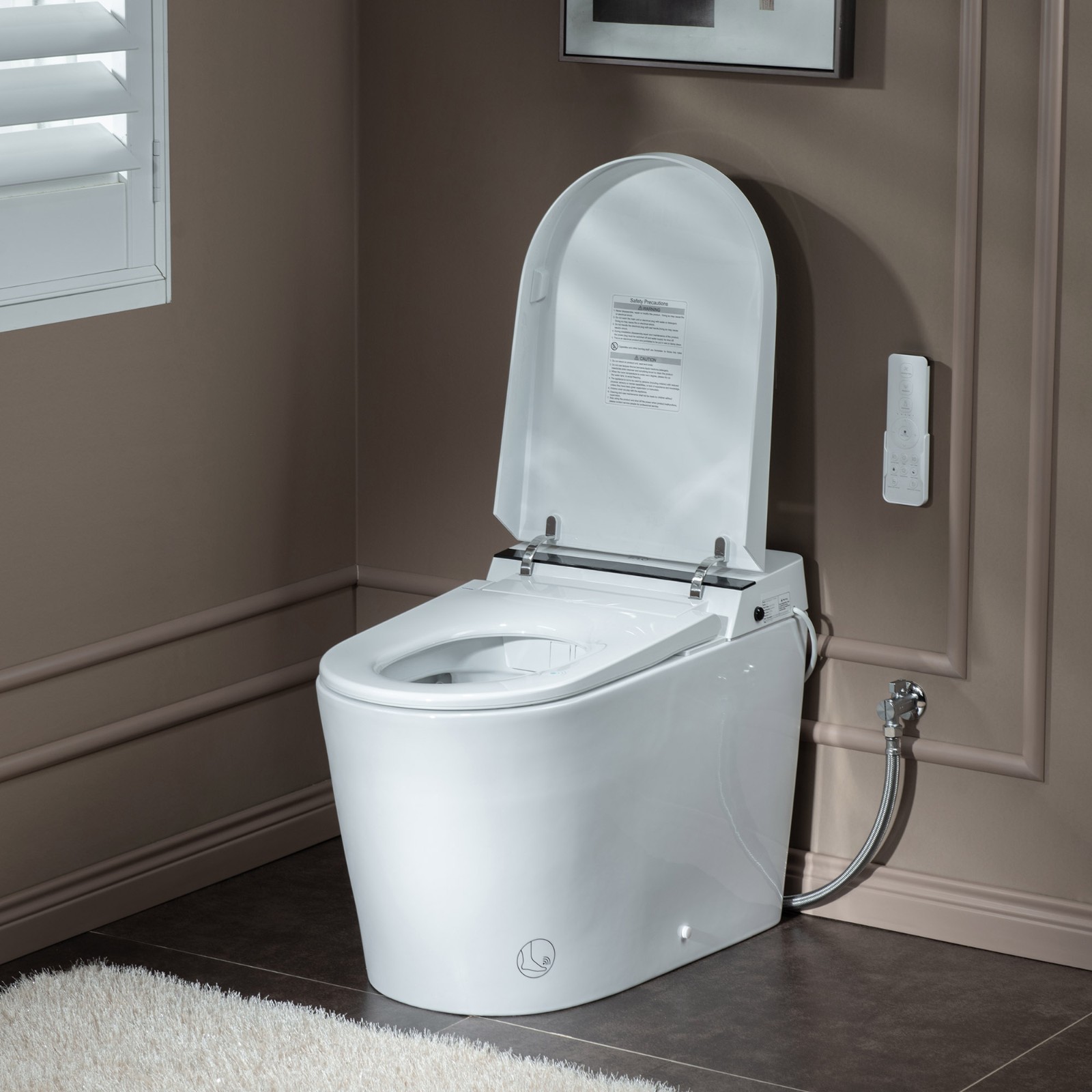 ᐅ【WOODBRIDGE B0990S One Piece Elongated Smart Toilet Bidet with Massage