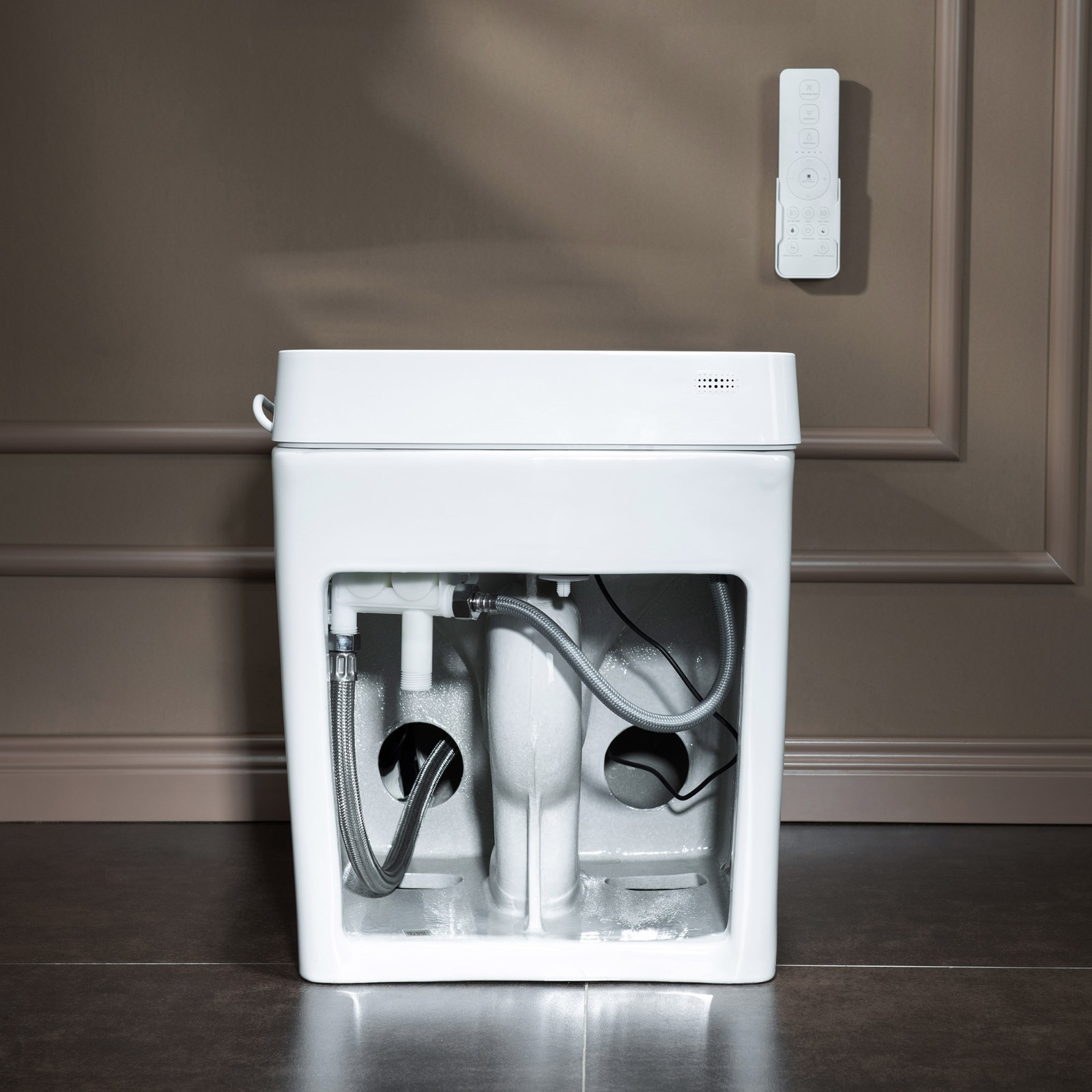 ᐅ【WOODBRIDGE B0990S One Piece Elongated Smart Toilet Bidet with Massage