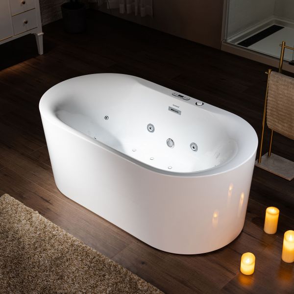 Luxury freestanding jetted bathtubs, Home spa experience